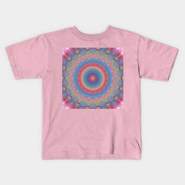 Pastel Bullseye Kids T-Shirt by mushriah333